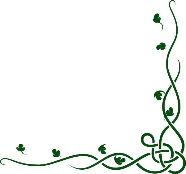 Leave Left Border clip art - vector clip art online, royalty free ...