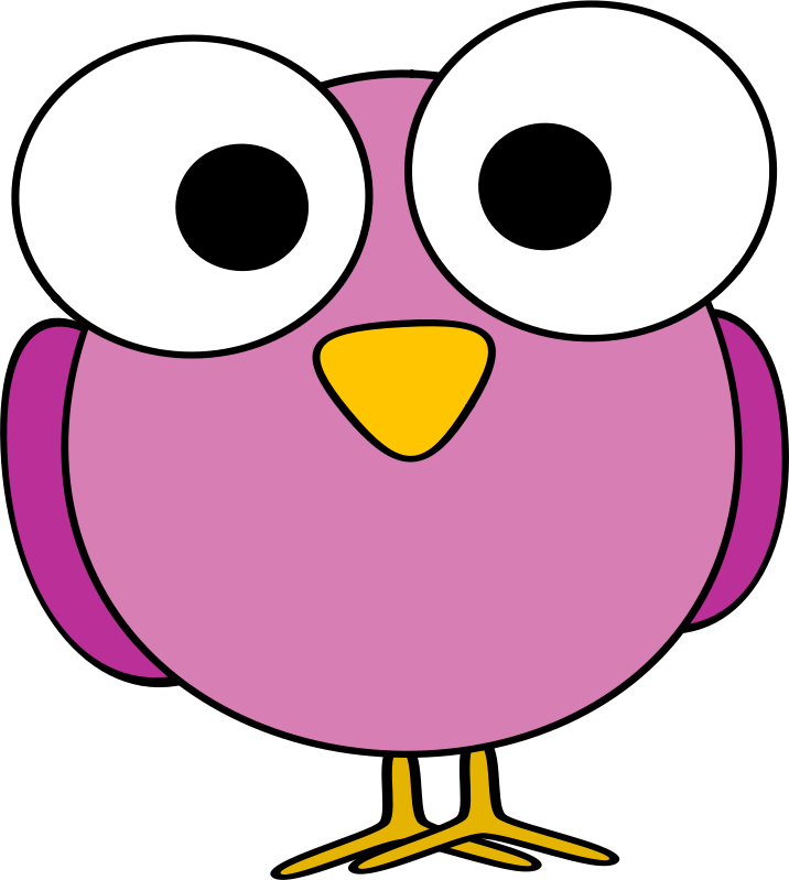 Big Eye Bird Clipart