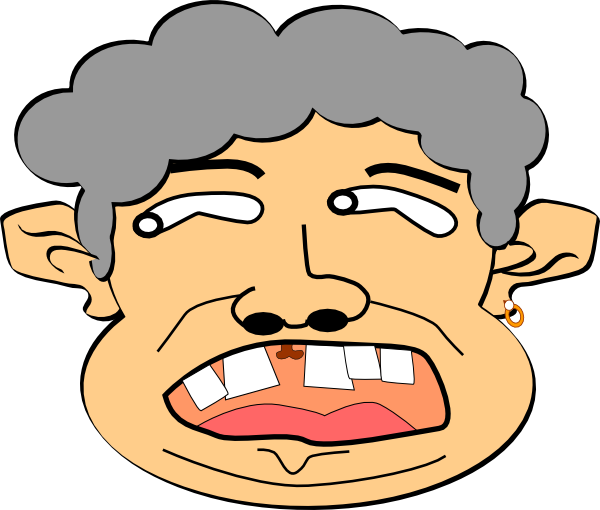 Crazy Man Clip Art - vector clip art online, royalty ...