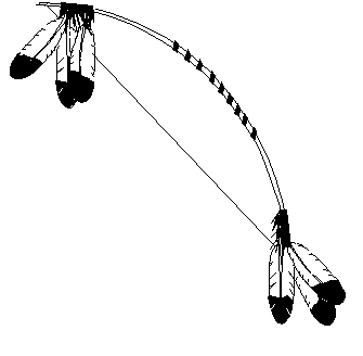 indian bow arrow Colouring Pages
