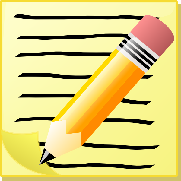 Notepad Clip Art - vector clip art online, royalty ...