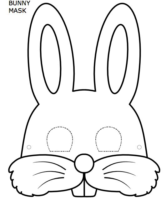 Bunny mask, Crafts and Search