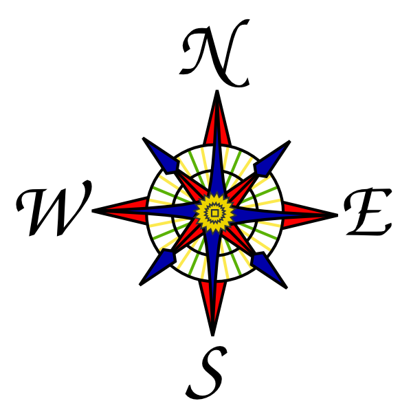 Blank Compass Rose