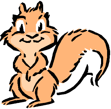 Cartoon Chipmunk Clip Art