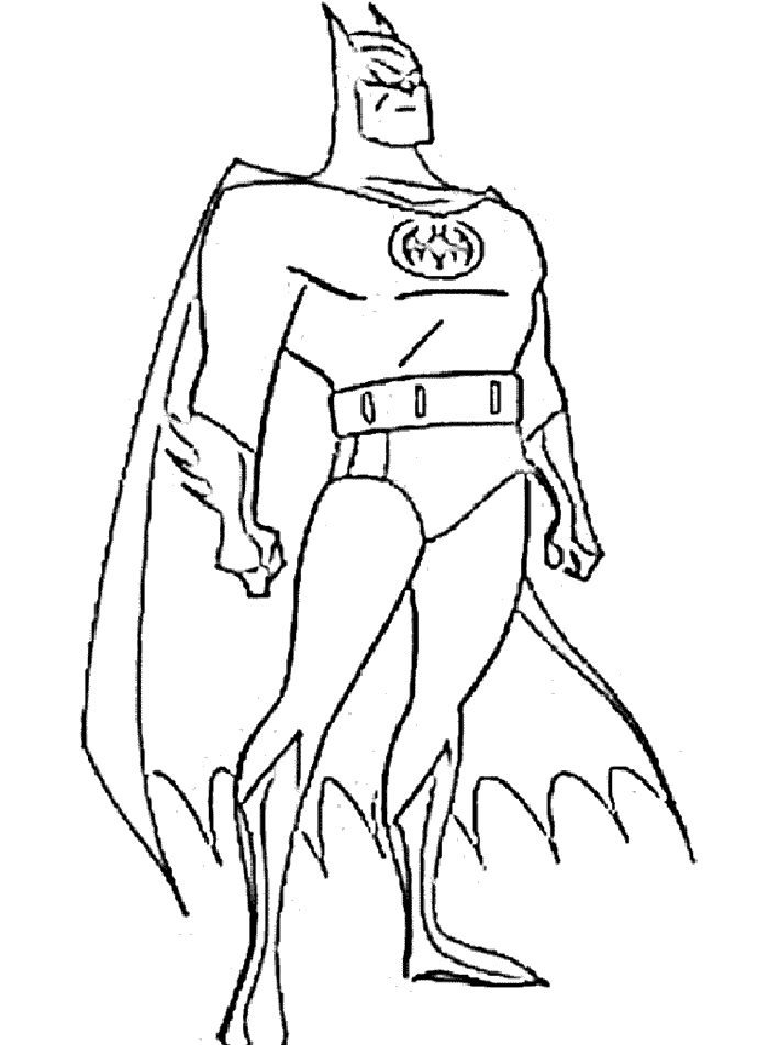 Batman Coloring Pages To Print - AZ Coloring Pages