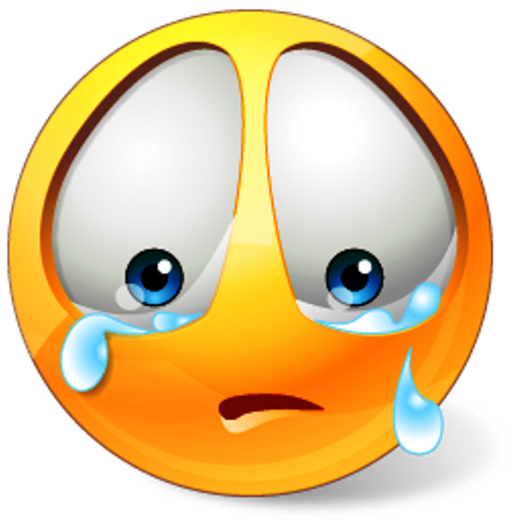 Crying Smiley Clipart - Free to use Clip Art Resource