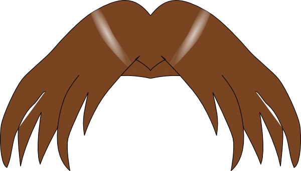 Cartoon hair clipart