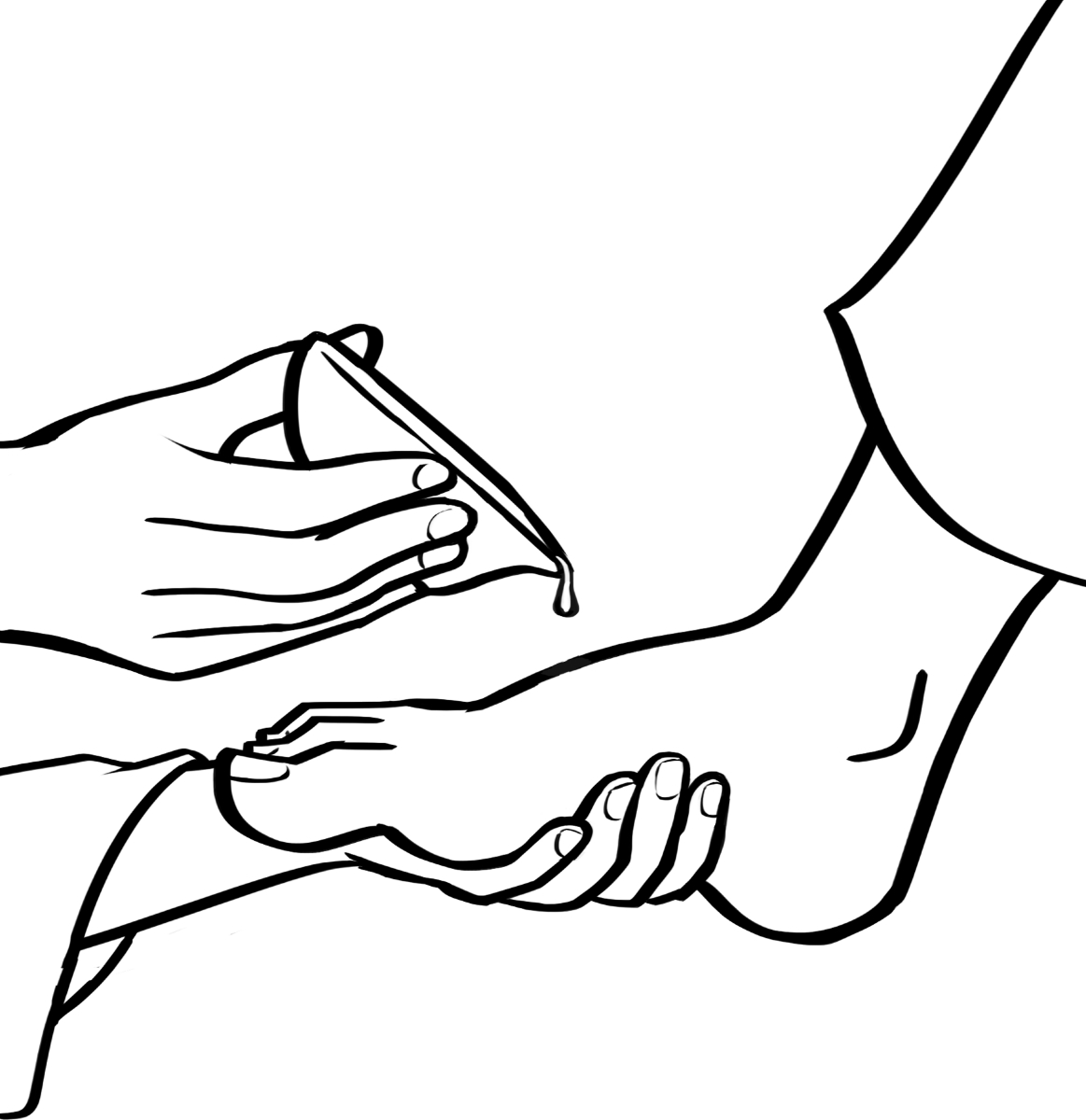 Holy Thursday Foot Washing Clipart