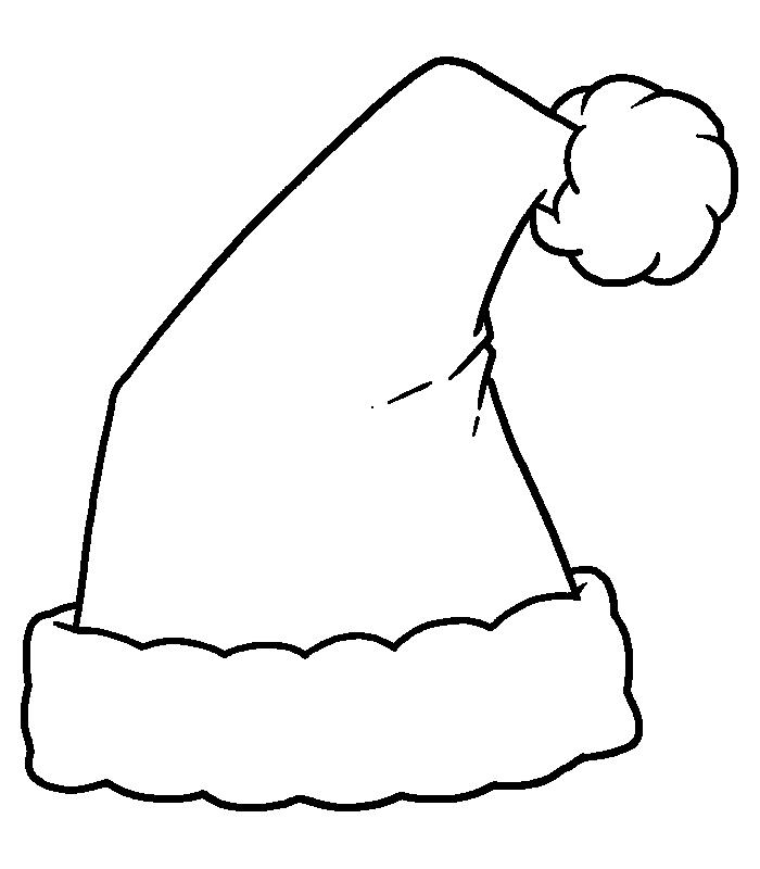 Printable Santa Hat Coloring Pages | Coloring Me