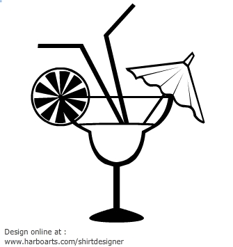 Glass Margarita Template Coloring Pages Sketch Coloring Page