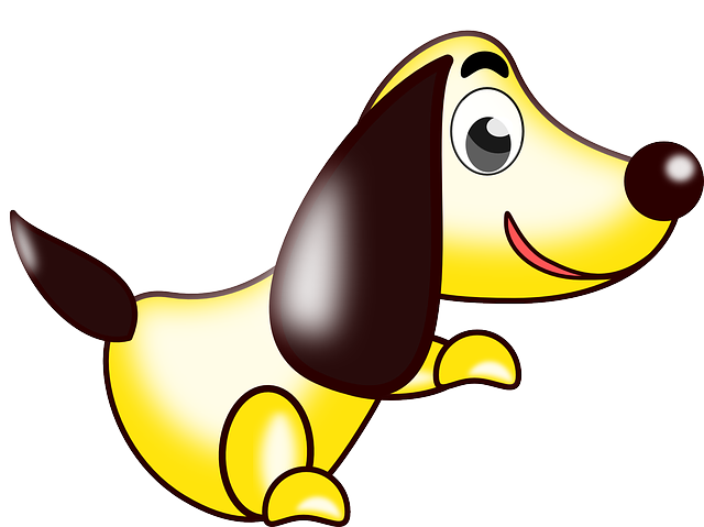 YELLOW, CARTOON, DOG, DOGS, PET, CARTOONS, MAMMAL - Public Domain ...