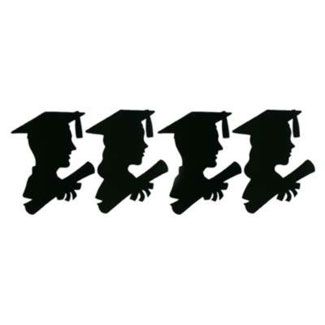 Boy Graduate Silhouettes