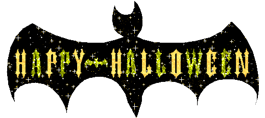Halloween glitter bat animation | Halloween | Holidays | GIFGIFs.