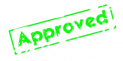 Approved Stamp Free vector in Open office drawing svg ( .svg ...