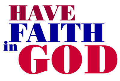 Have Faith in God -- Free Christian Clipart