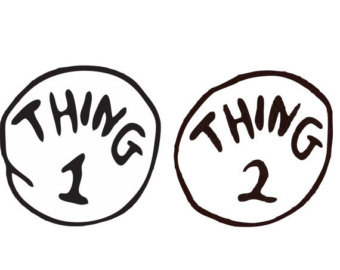 Thing 1 Clipart