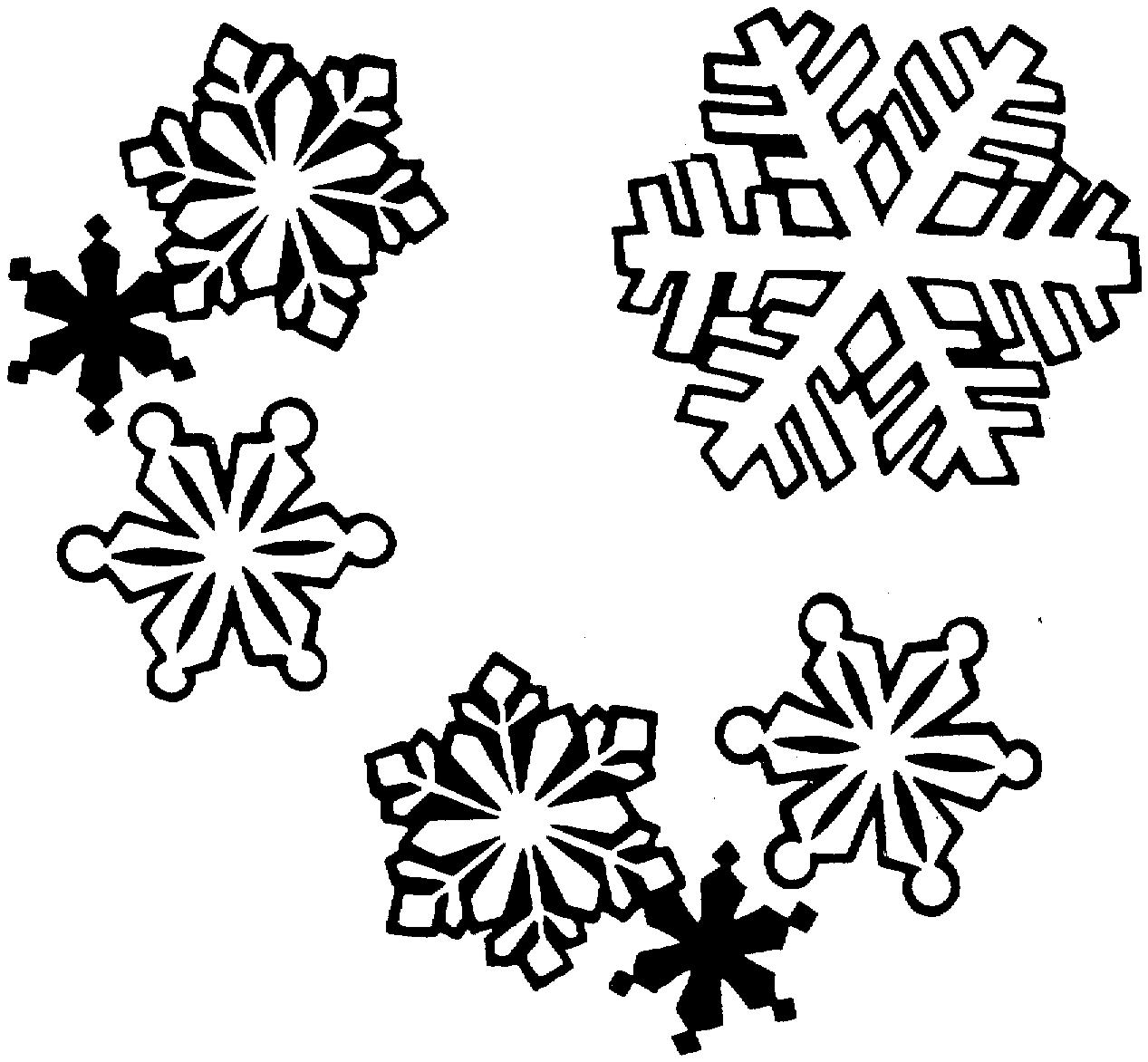 Black and white christmas clip art borders
