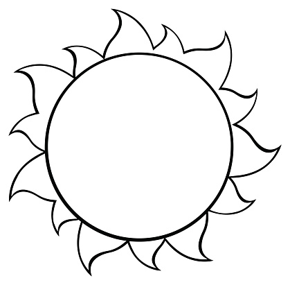 Sun Black And White Pictures Clip Art, Vector Images ...