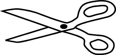 Scissors Line Drawing - ClipArt Best