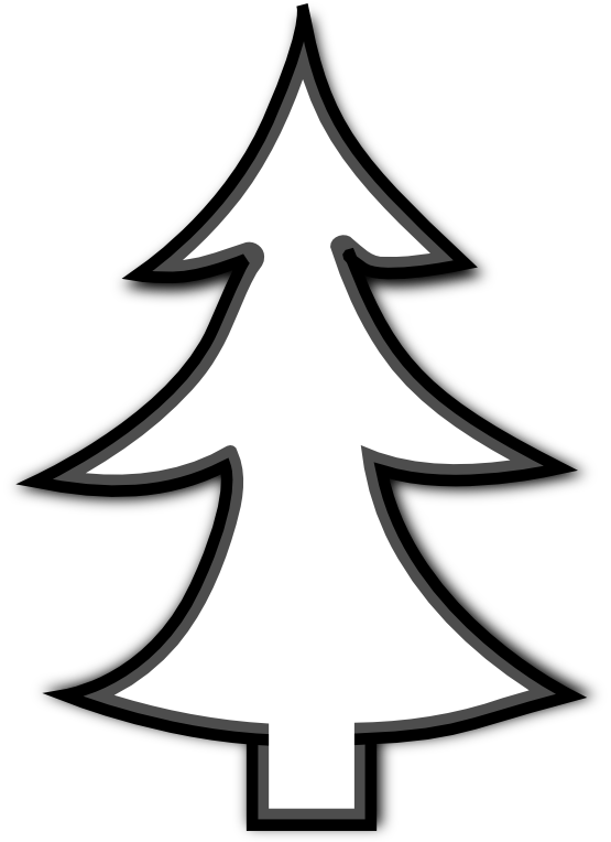 Free Christmas Clip Art Black And White - Free ...