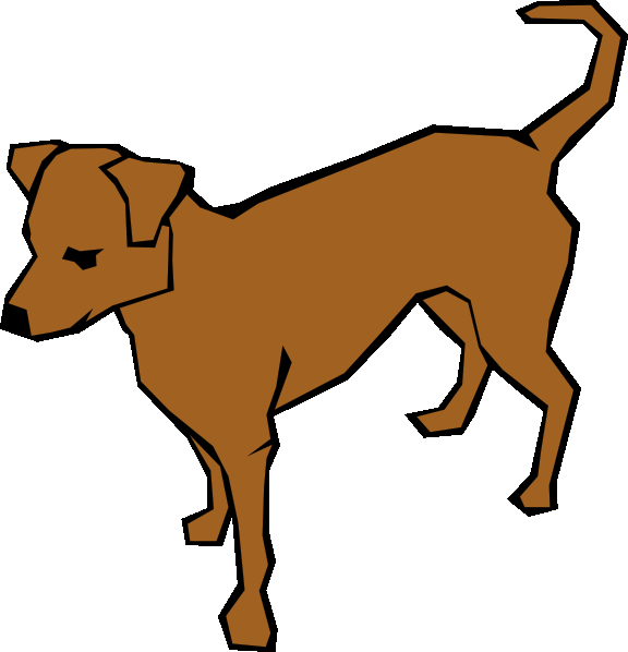 Clip art of a dog clipart image #264