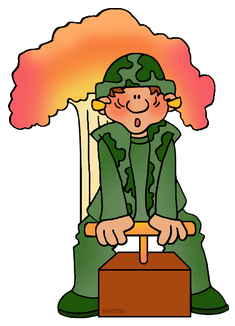 Free military clip art by phillip martin atomic bomb - Clipartix
