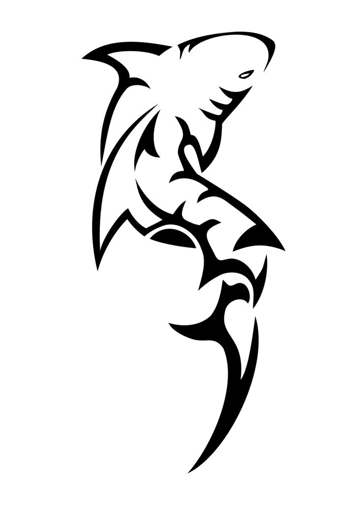 Tribal Shark Tattoos | Tribal Shark ...