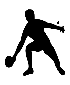 Table Tennis Clipart Black And White
