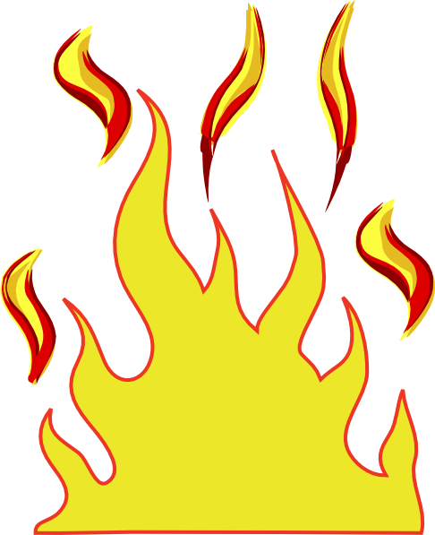 Flames-vector Clipart