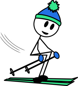 Skiing Free Clipart