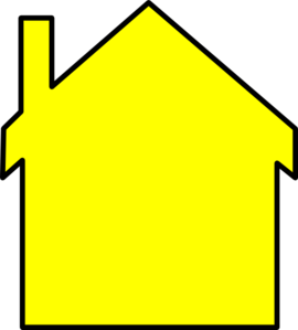 House Outline Clip Art - Free Clipart Images