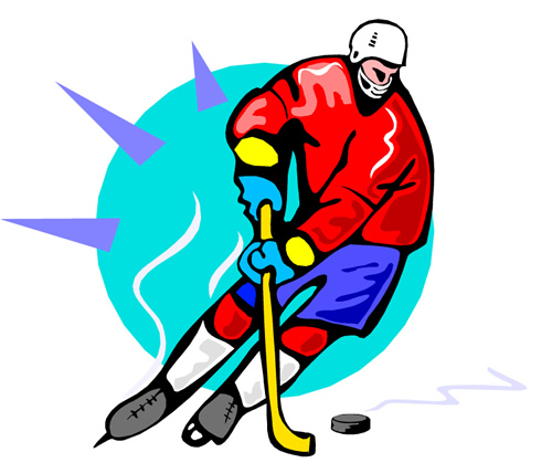 Floor hockey clipart