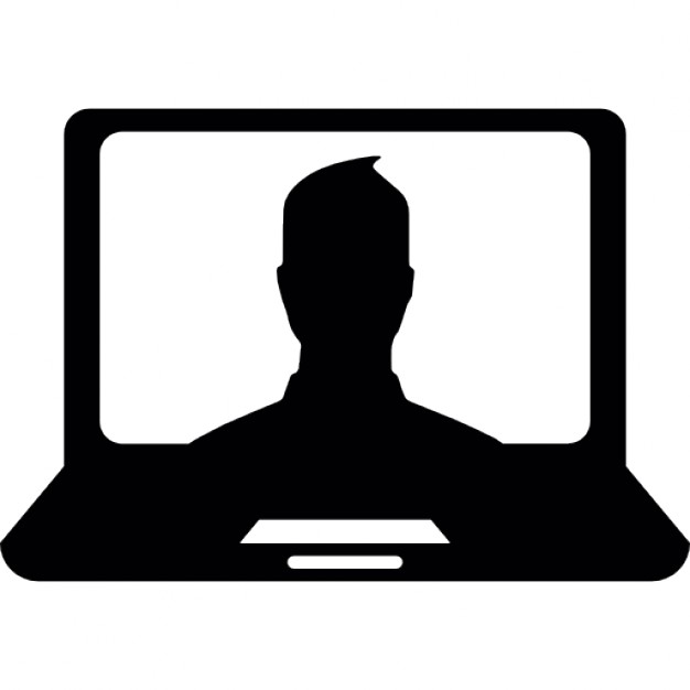 Laptop computer user Icons | Free Download