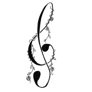 11 Treble Clef Tattoo Designs
