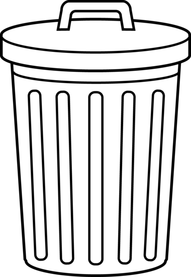 Waste bin clipart