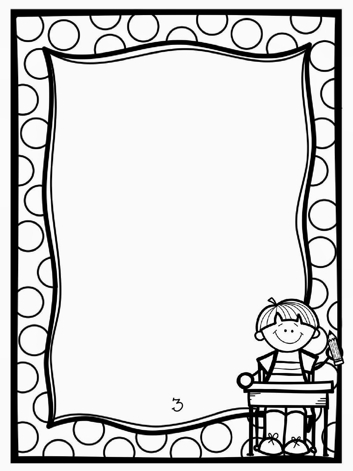 Books Border Clipart Black And White