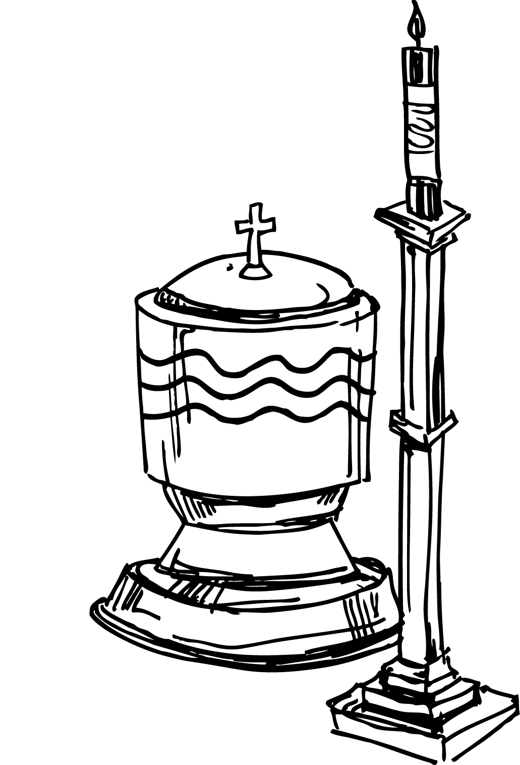 Baptism Cross Clip Art - Free Clipart Images
