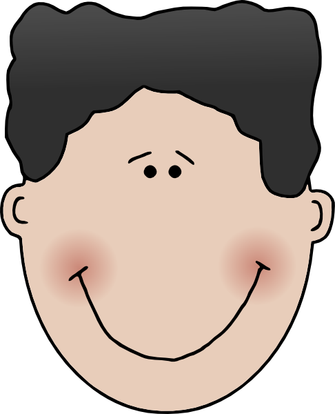 Boy face clip art