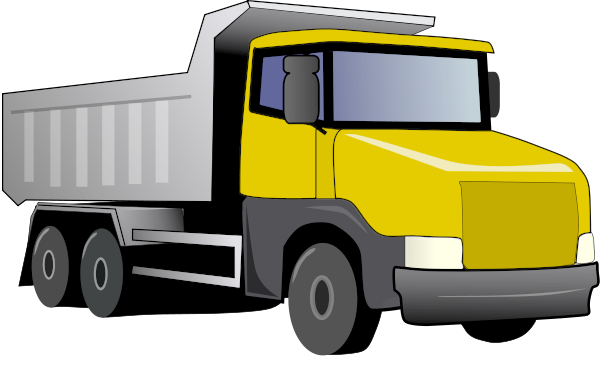 Dump Truck Cartoon Clipart