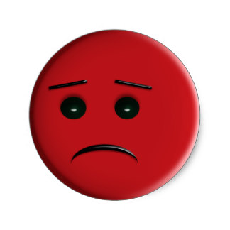 Sad Face Stickers | Zazzle