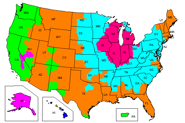 Nebraska Time Zone Map - ClipArt Best