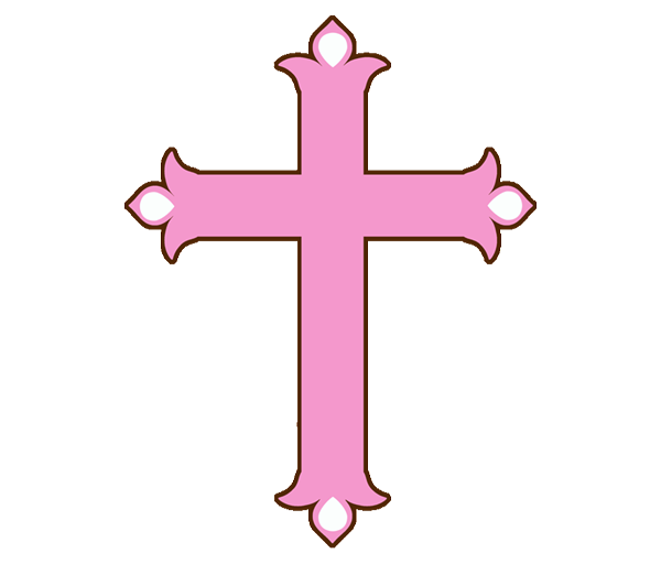 Christening Blue Cross Clipart