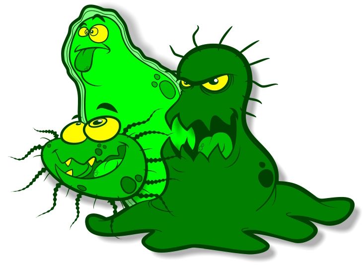 Free clipart germs cartoon