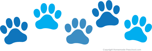 Free Paw Prints Clipart