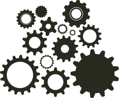 Gear Black Clip Art Vector Online Royalty Free Clipart - Free to ...