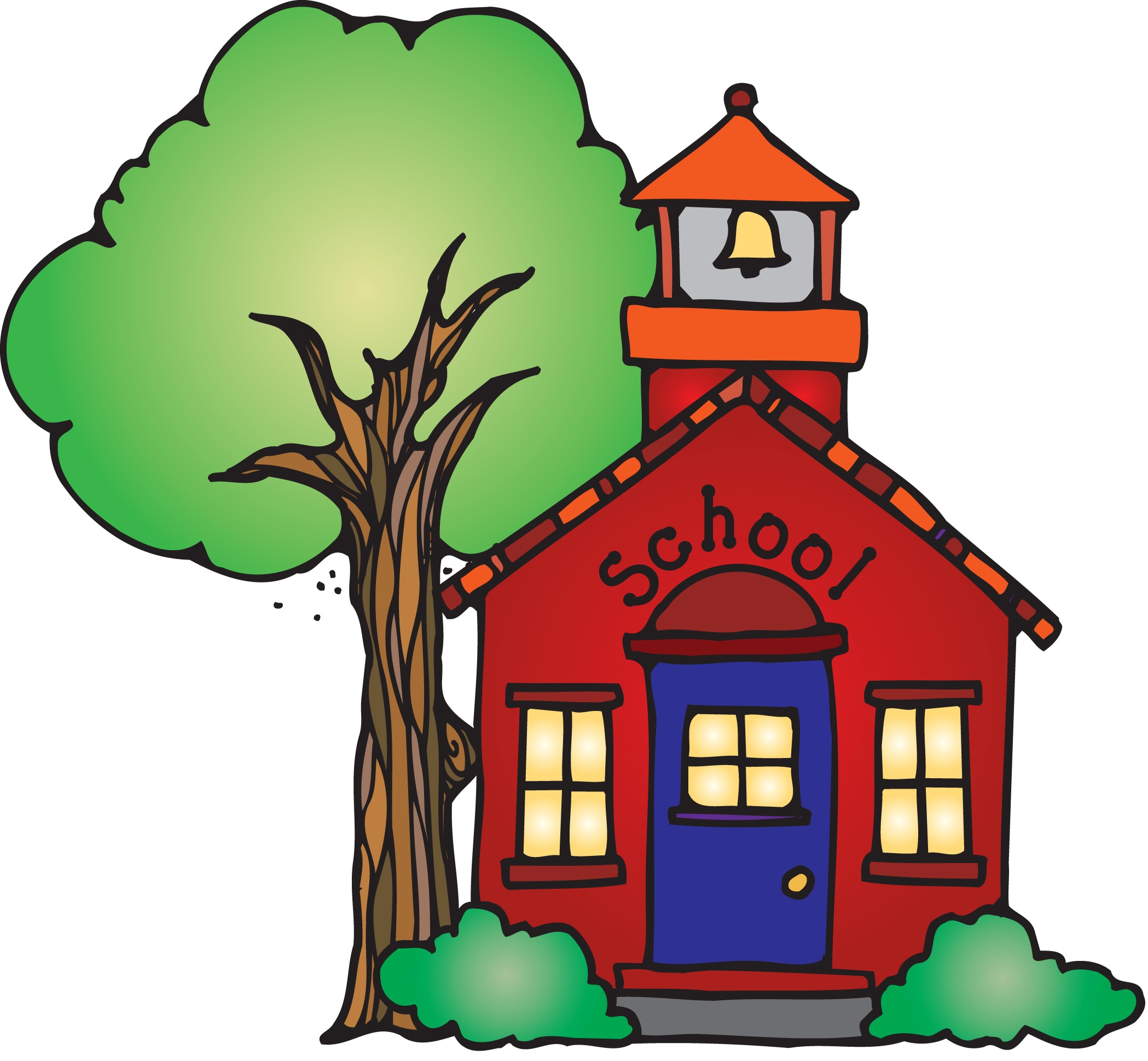 Free Clipart Of School Houses