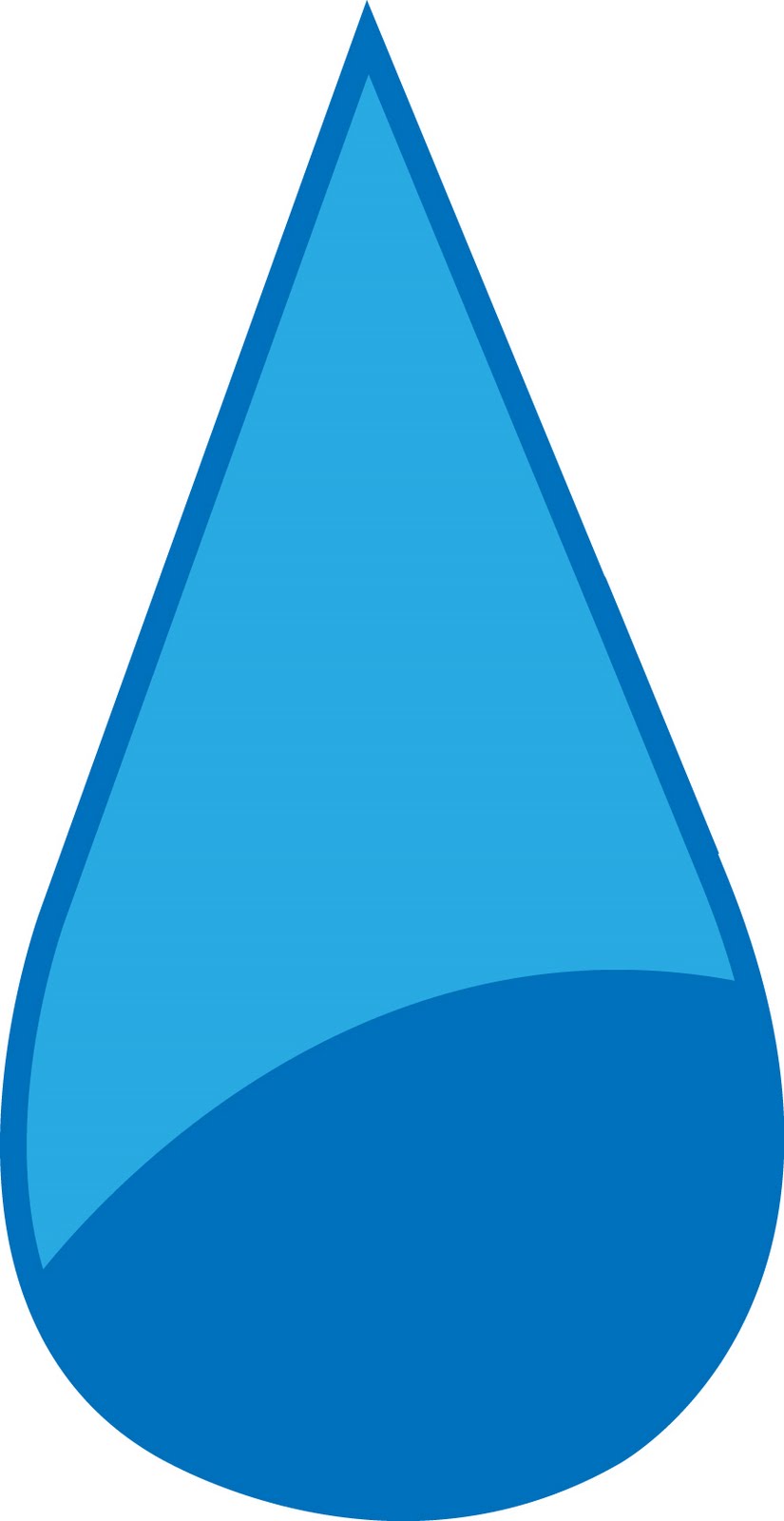 Template Of Raindrop With Lines - ClipArt Best
