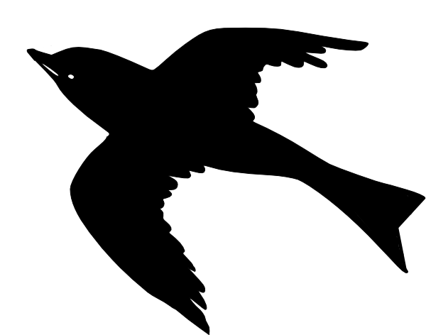 Flying Birds Stencil - ClipArt Best