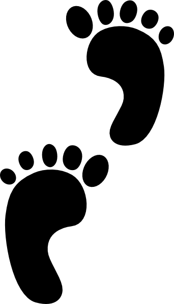 Human Footprint Clipart