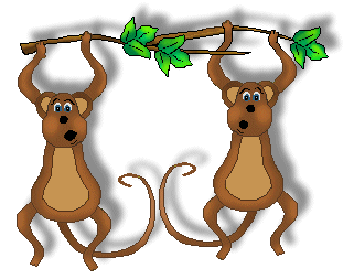 Animated Monkey Clip Art